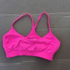 Pink kids bra